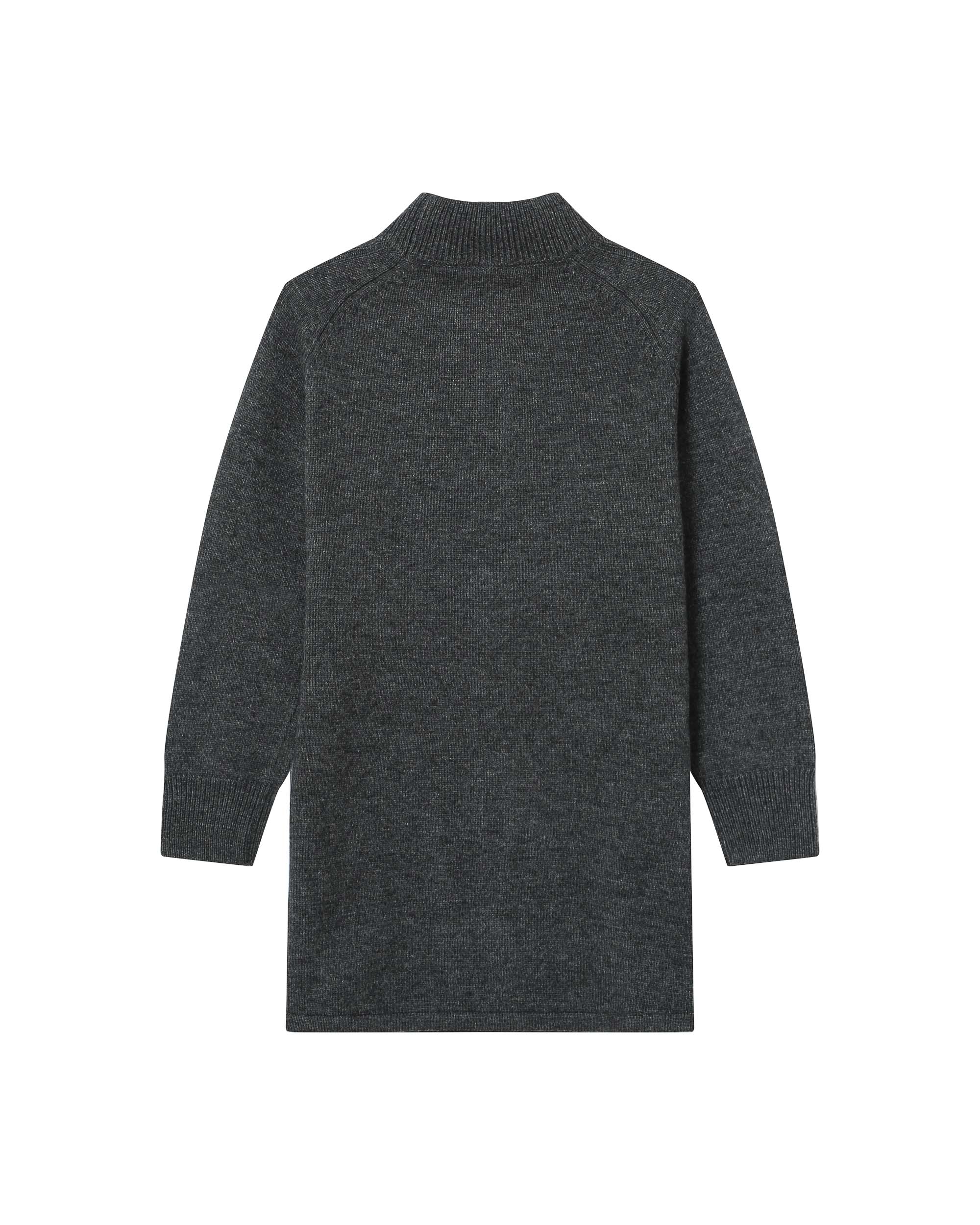 Robe Pull Courte Anthracite Sandrine - Image 8