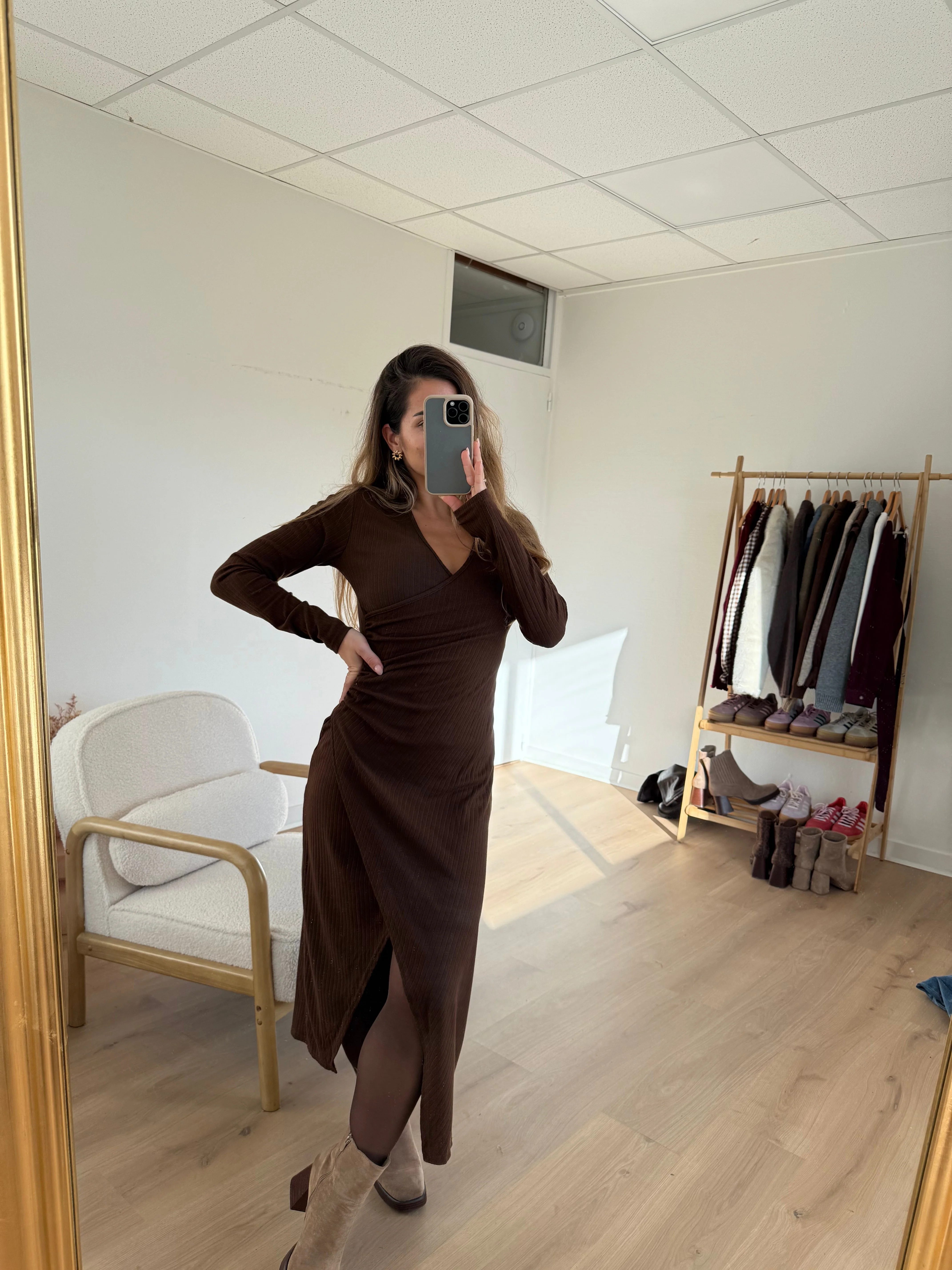 Robe Romane Chocolat - Image 3
