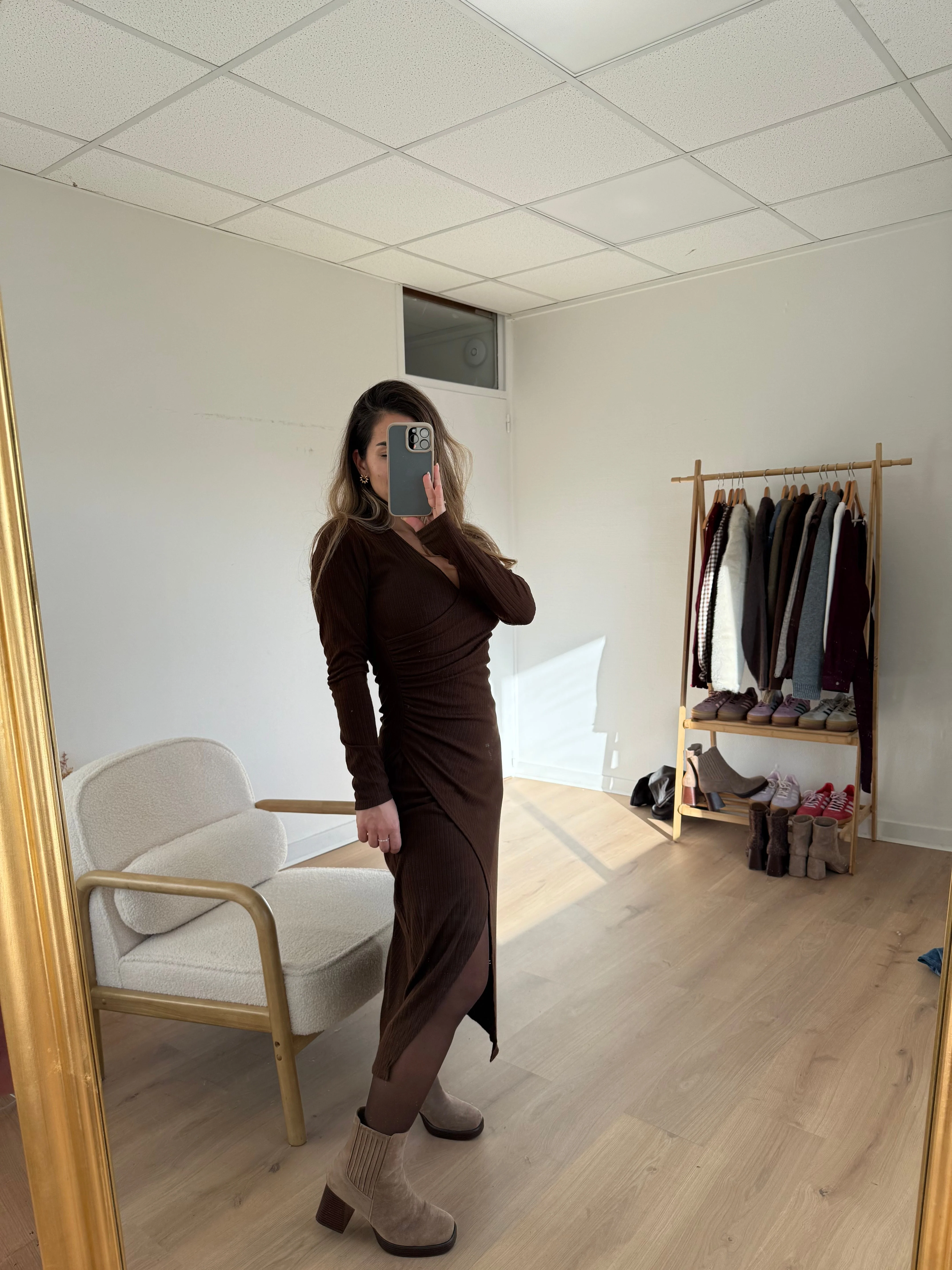 Robe Romane Chocolat - Image 4