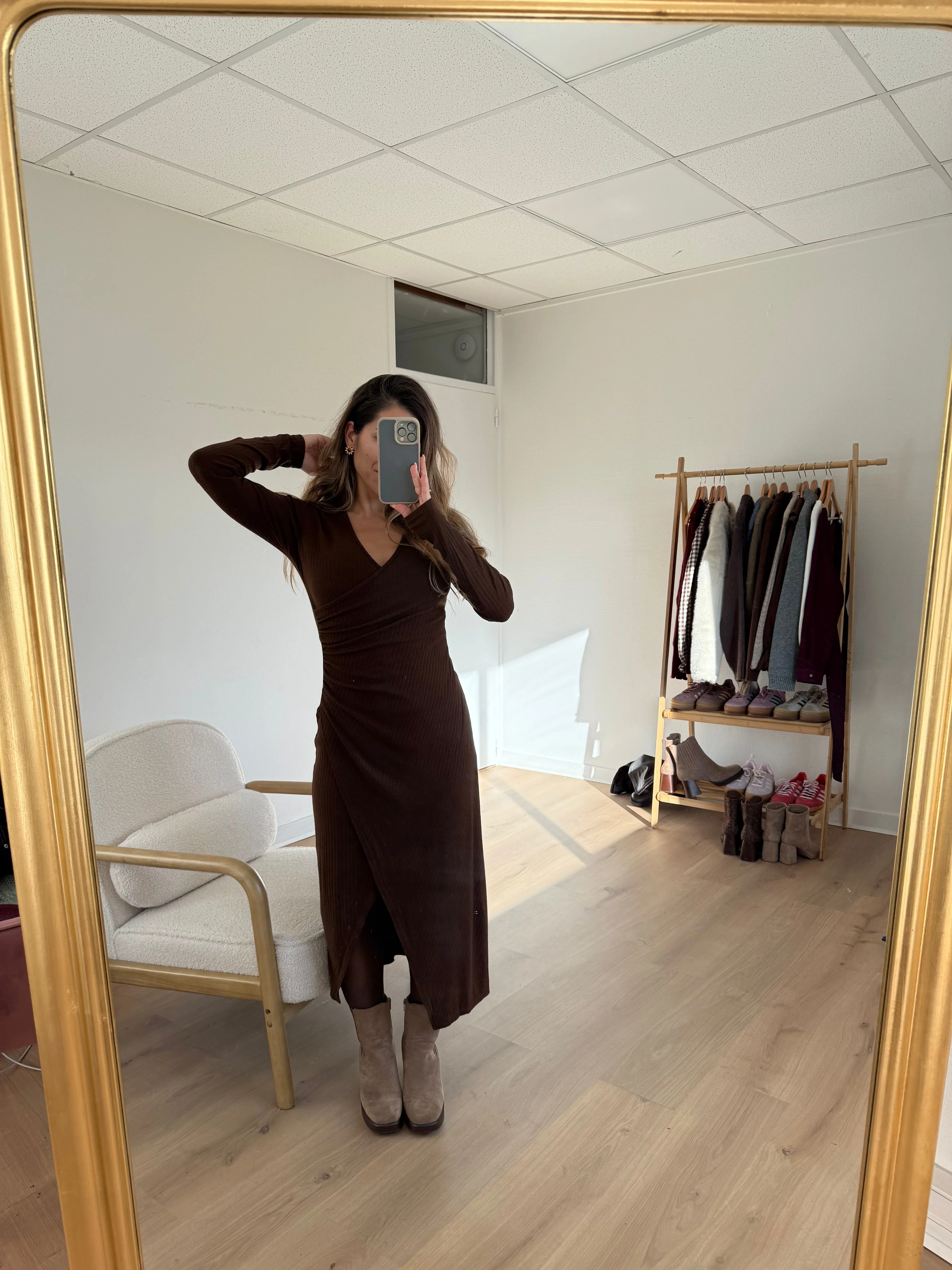Robe Romane Chocolat - Image 5