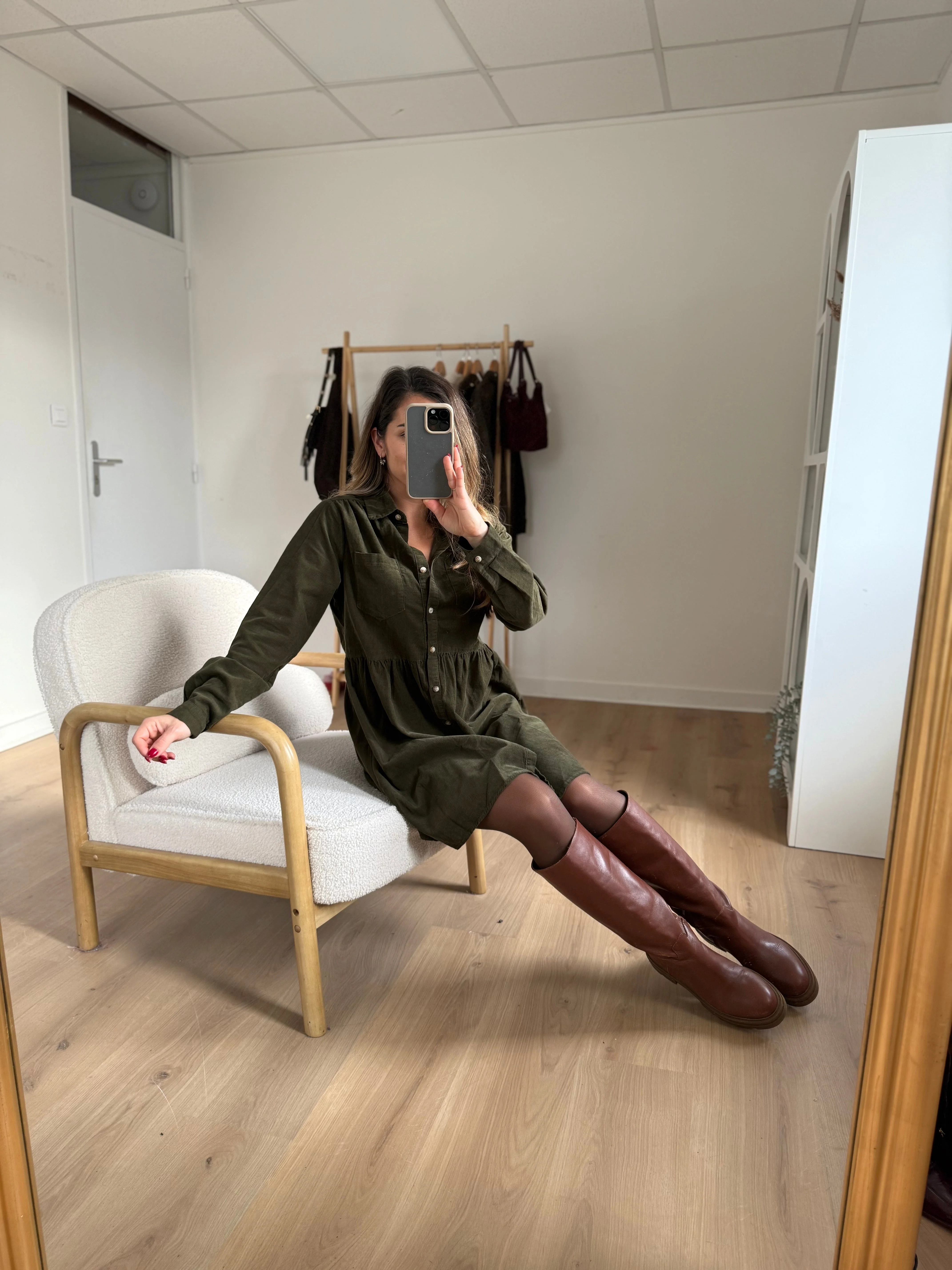 Robe Victoria Kaki - Image 10