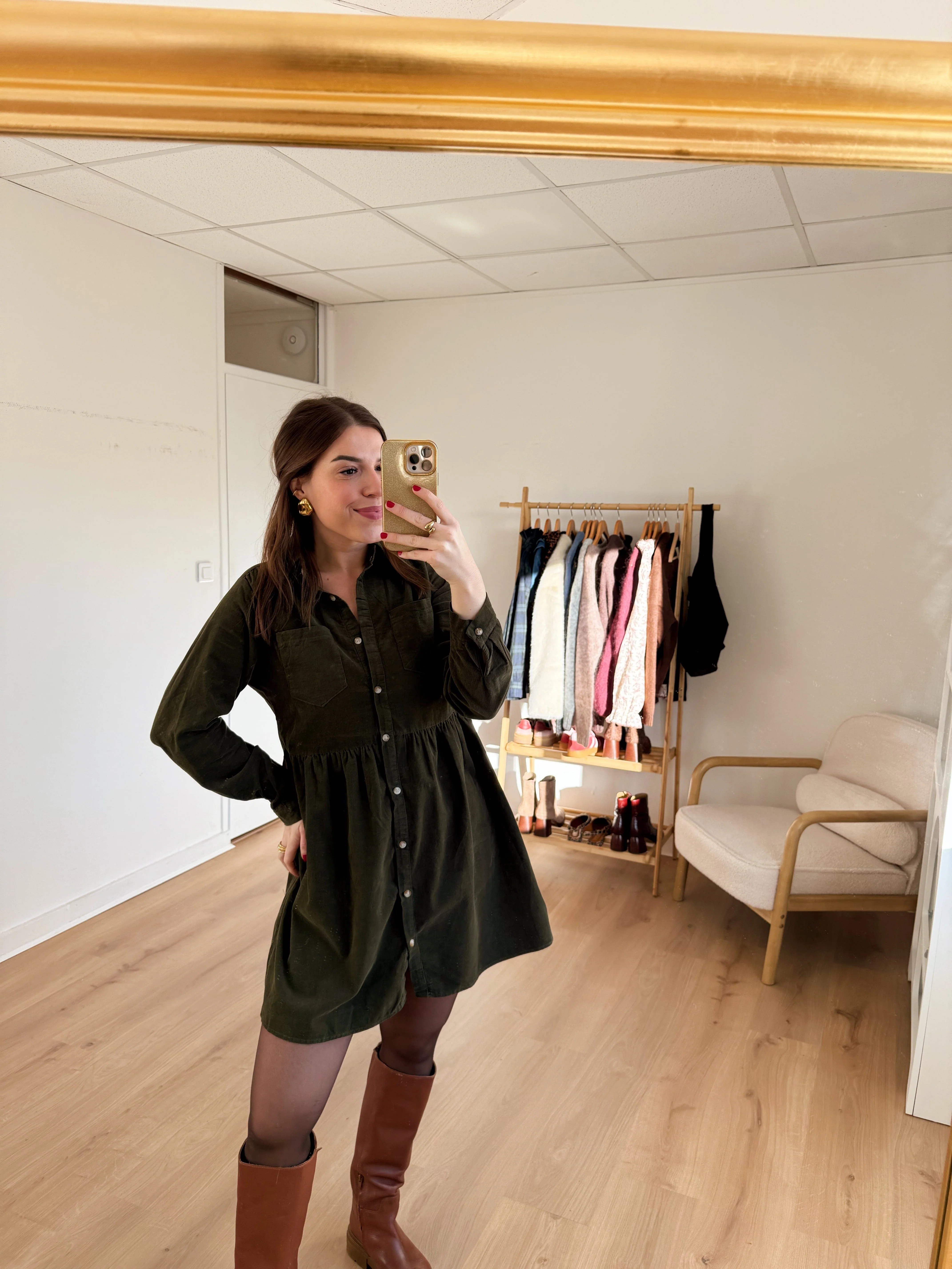 Robe Victoria Kaki - Image 11