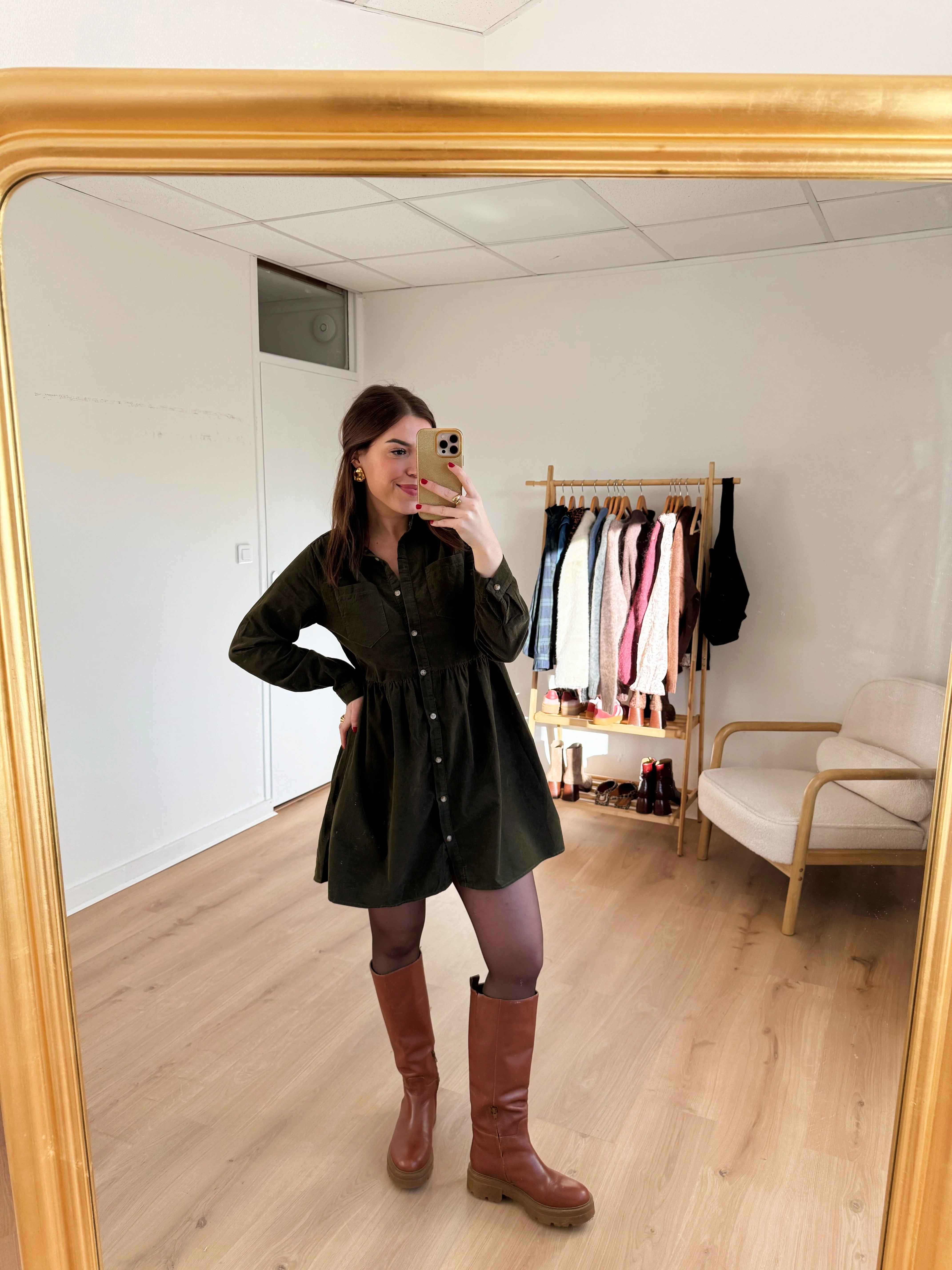 Robe Victoria Kaki - Image 13