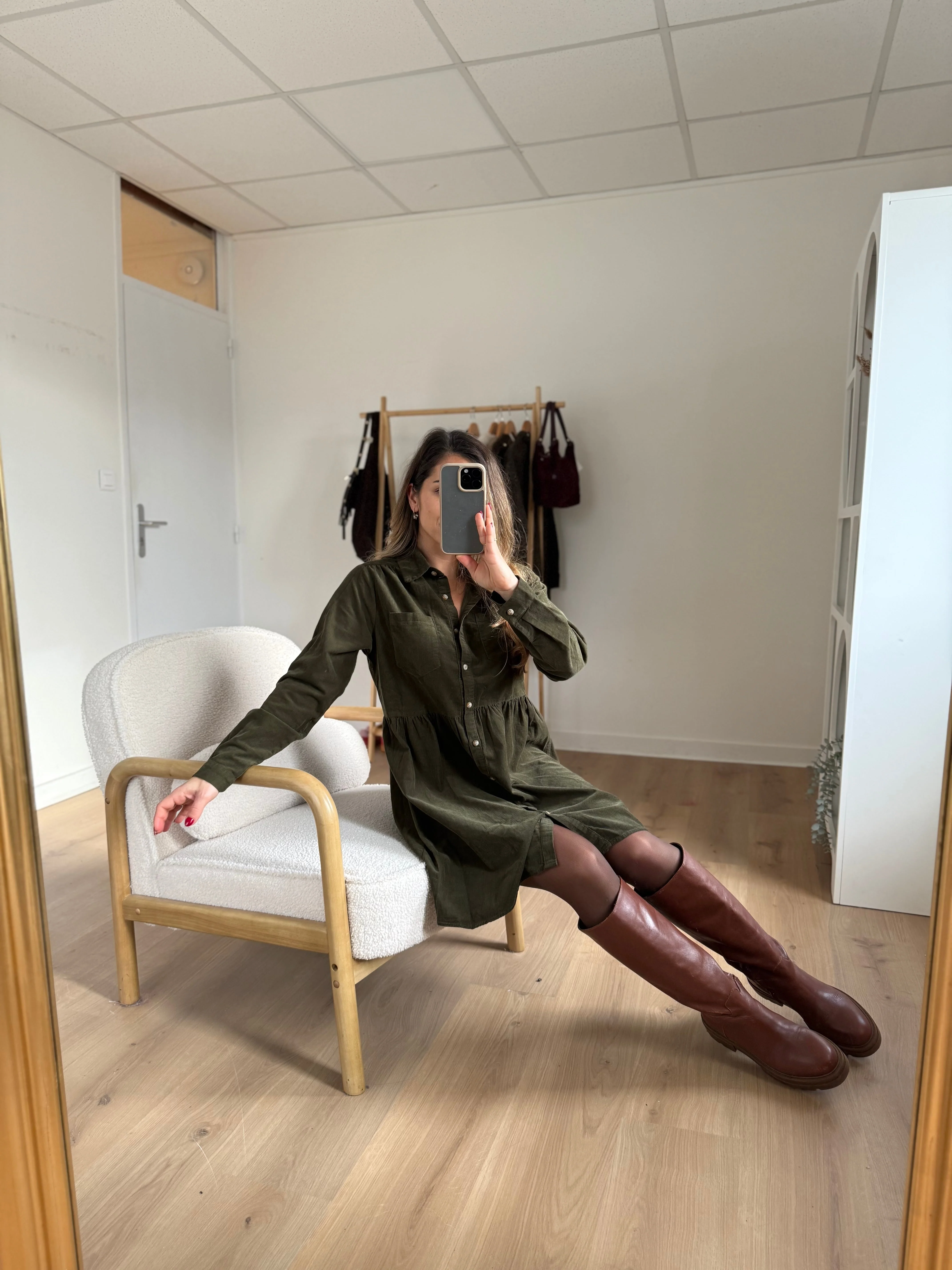 Robe Victoria Kaki - Image 14