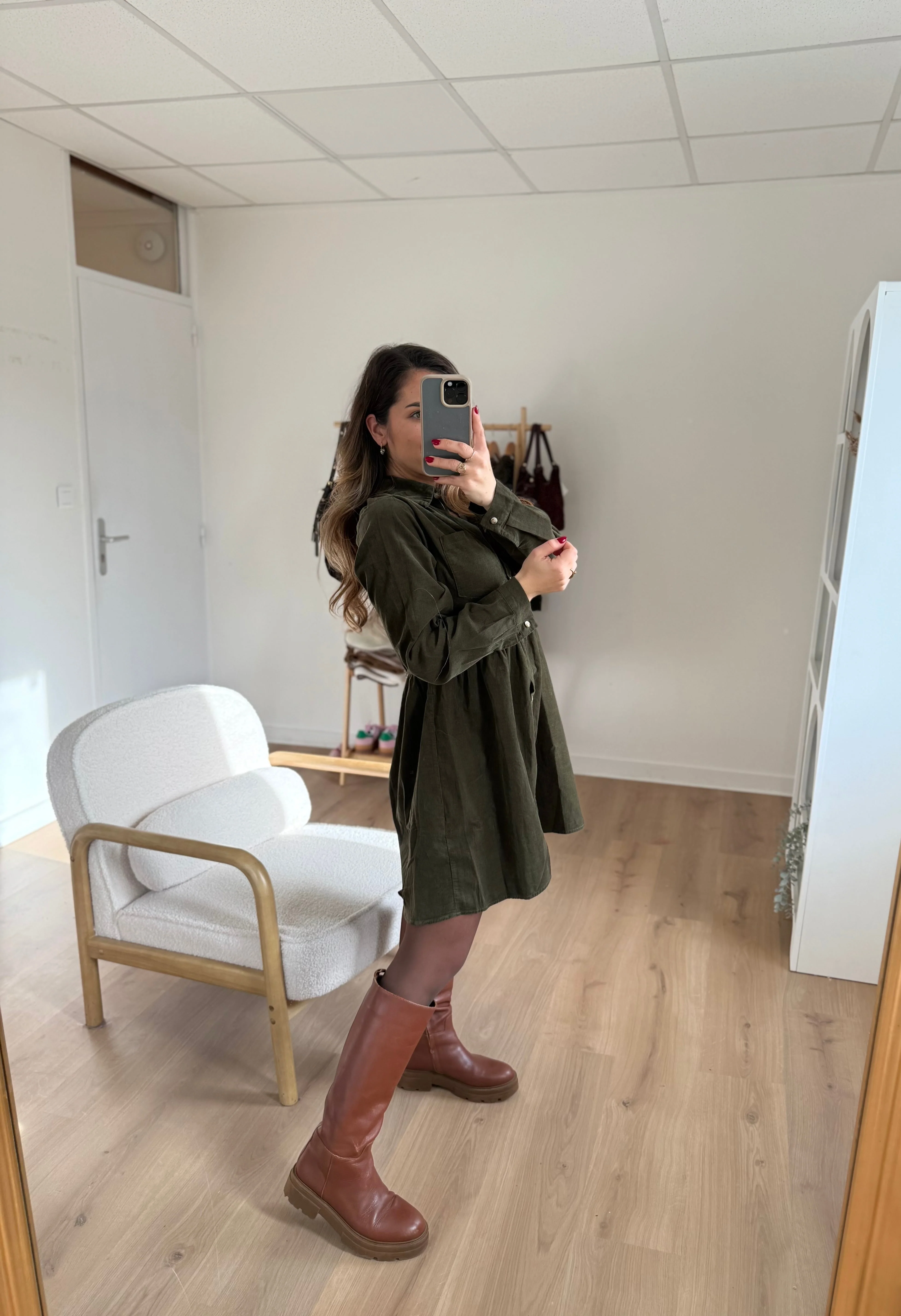 Robe Victoria Kaki - Image 16