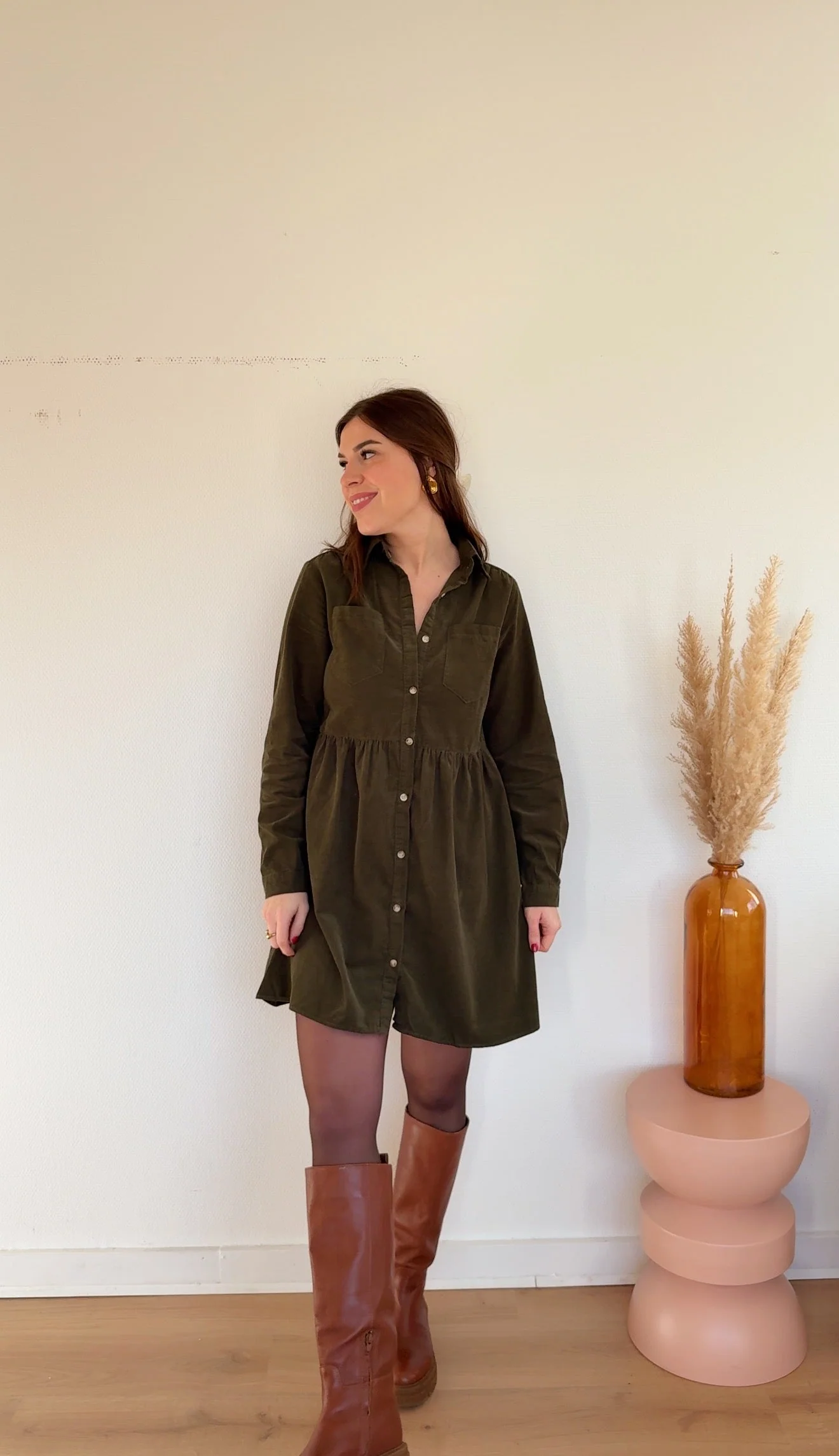 Robe Victoria Kaki - Image 3