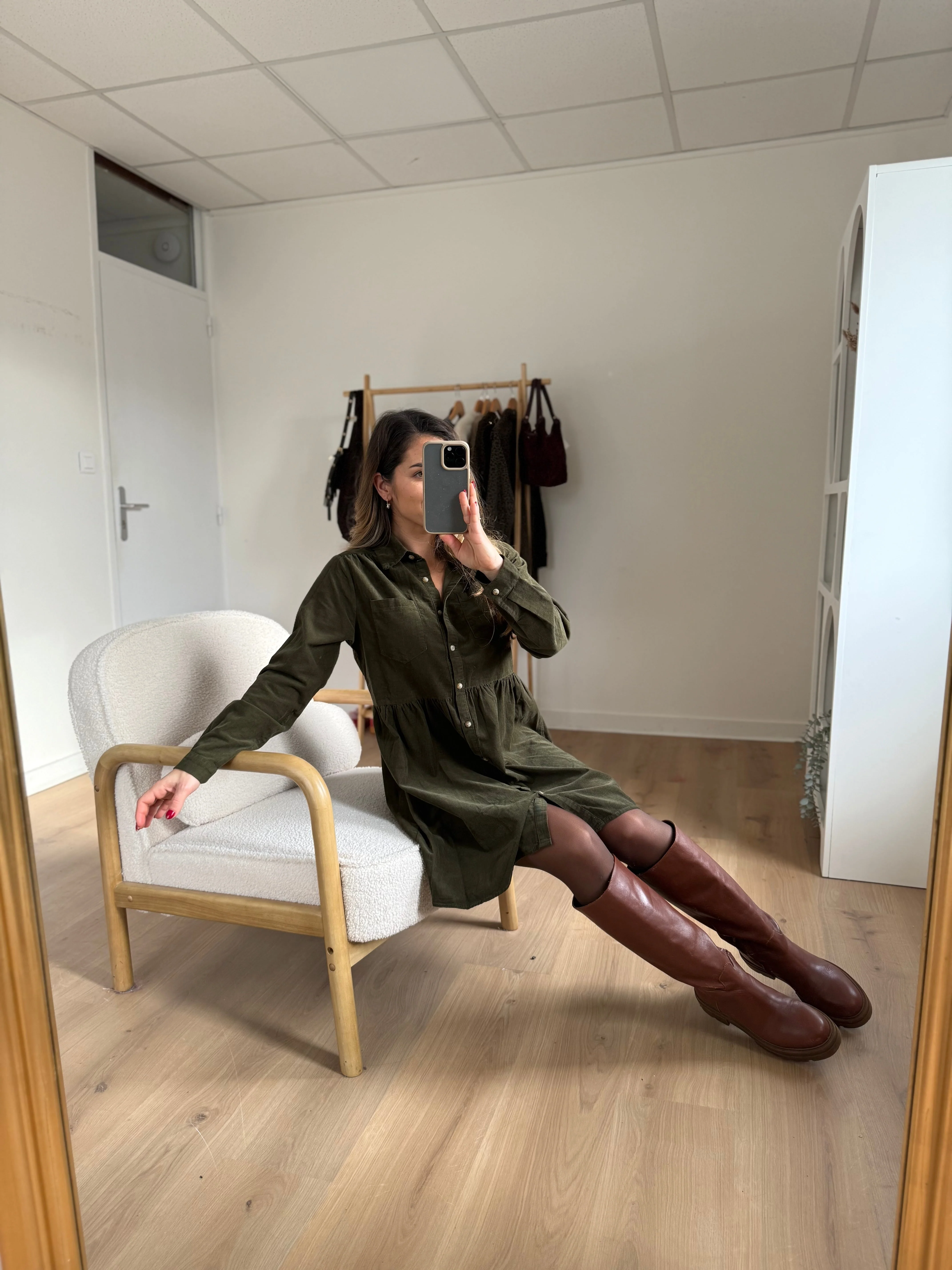 Robe Victoria Kaki - Image 4