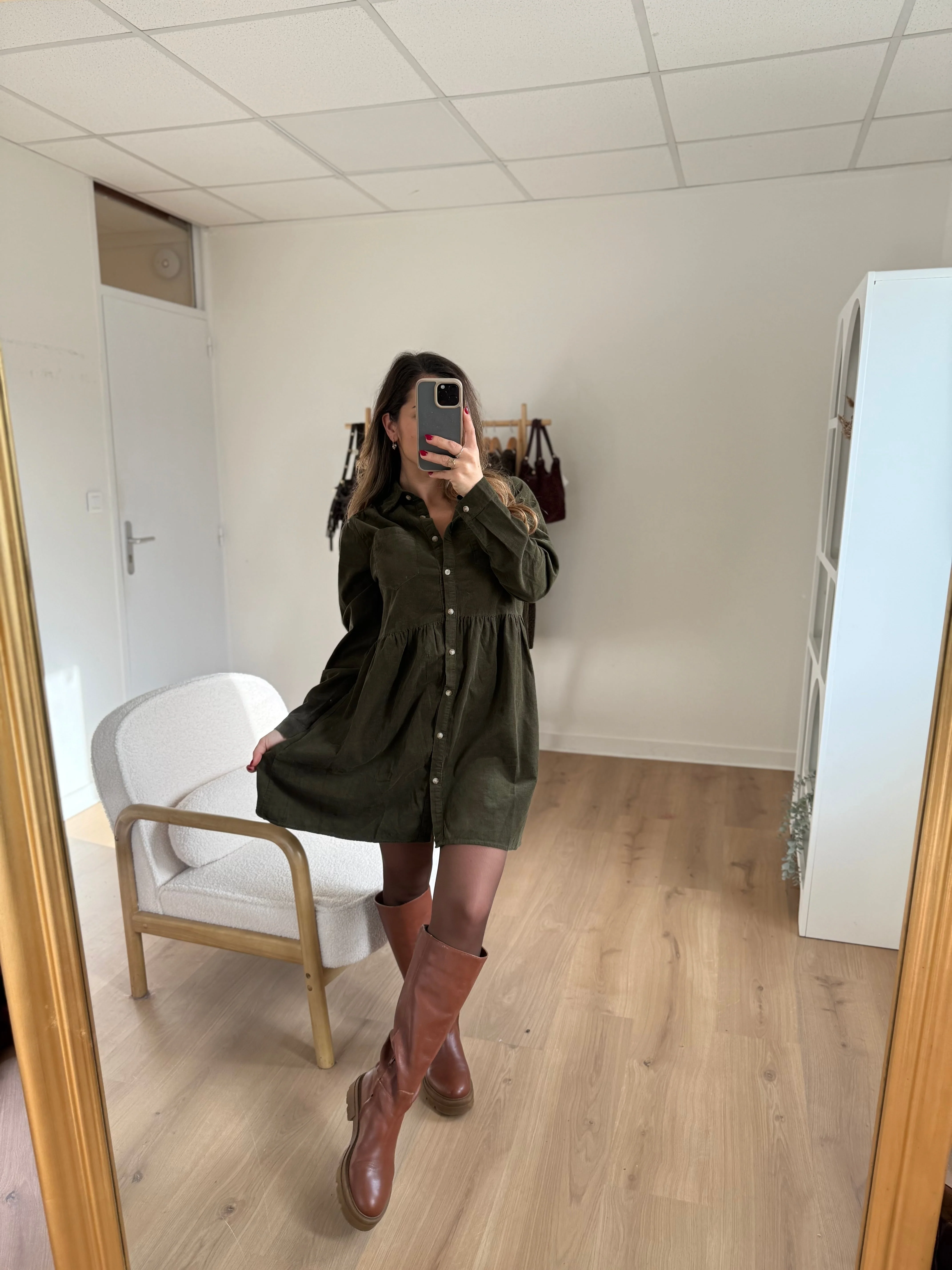 Robe Victoria Kaki - Image 6