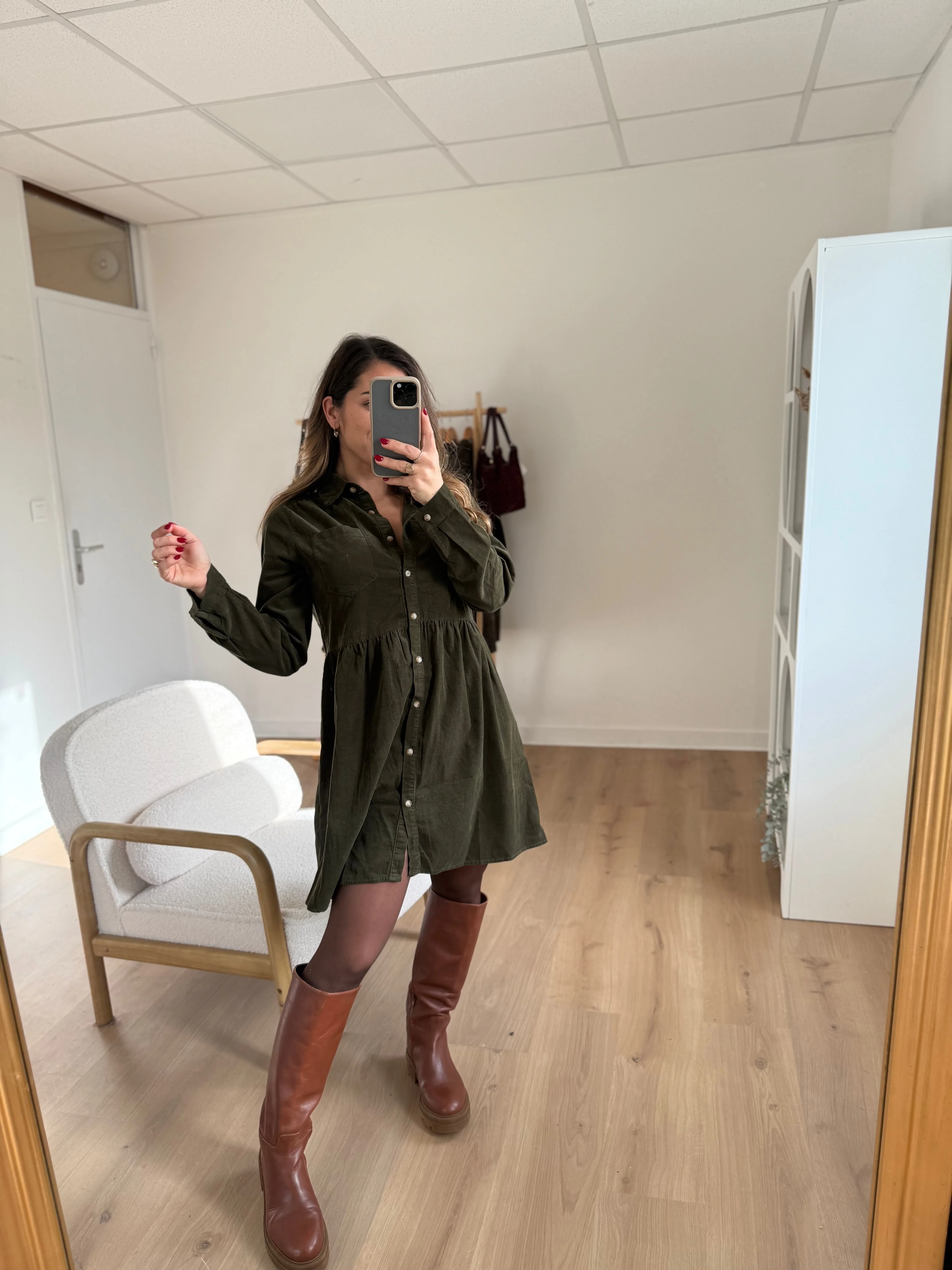 Robe Victoria Kaki - Image 8