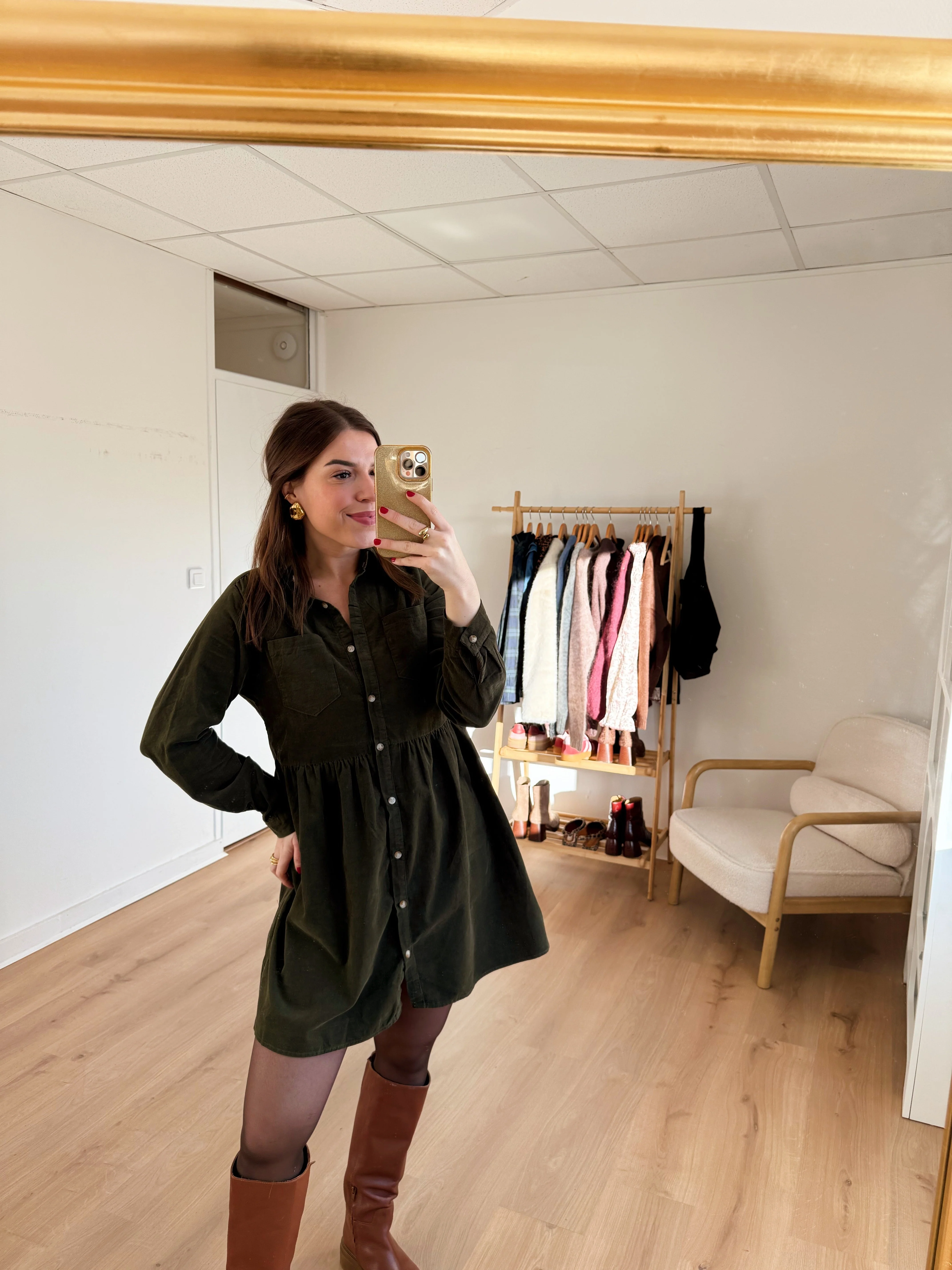 Robe Victoria Kaki - Image 9