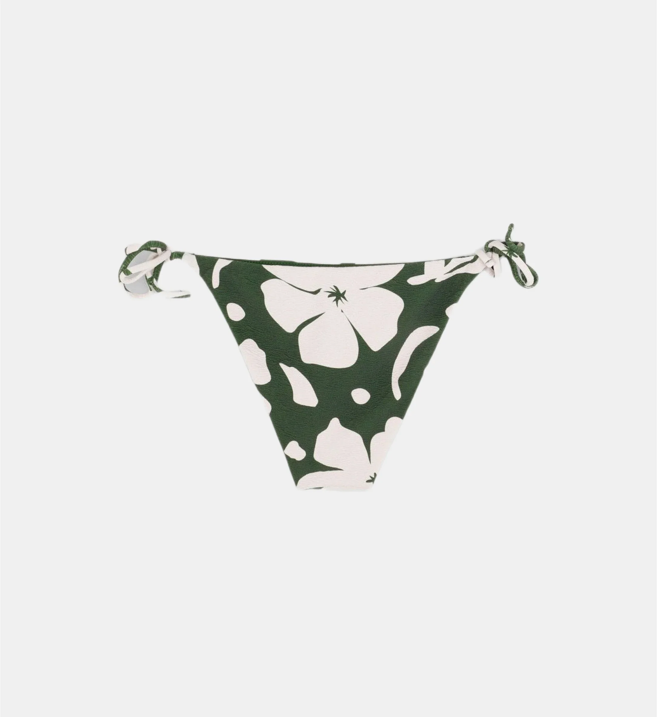 Culotte Bikini Laçage Classique Fleurs - Multicolore - Image 2