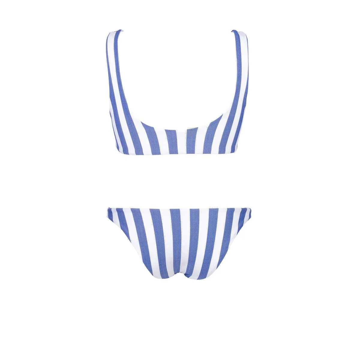 Bas De Bikini Rayures Bleues - Multicolore - Image 5