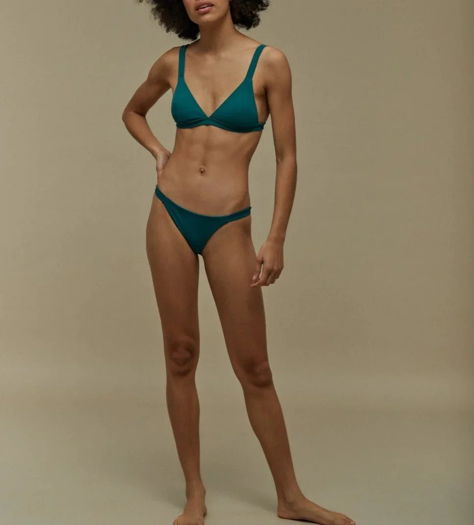 Bas De Bikini Vert Pétrole - Vert - Image 3