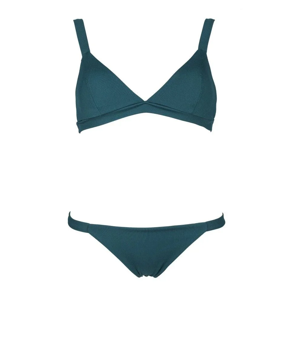 Bas De Bikini Vert Pétrole - Vert - Image 4