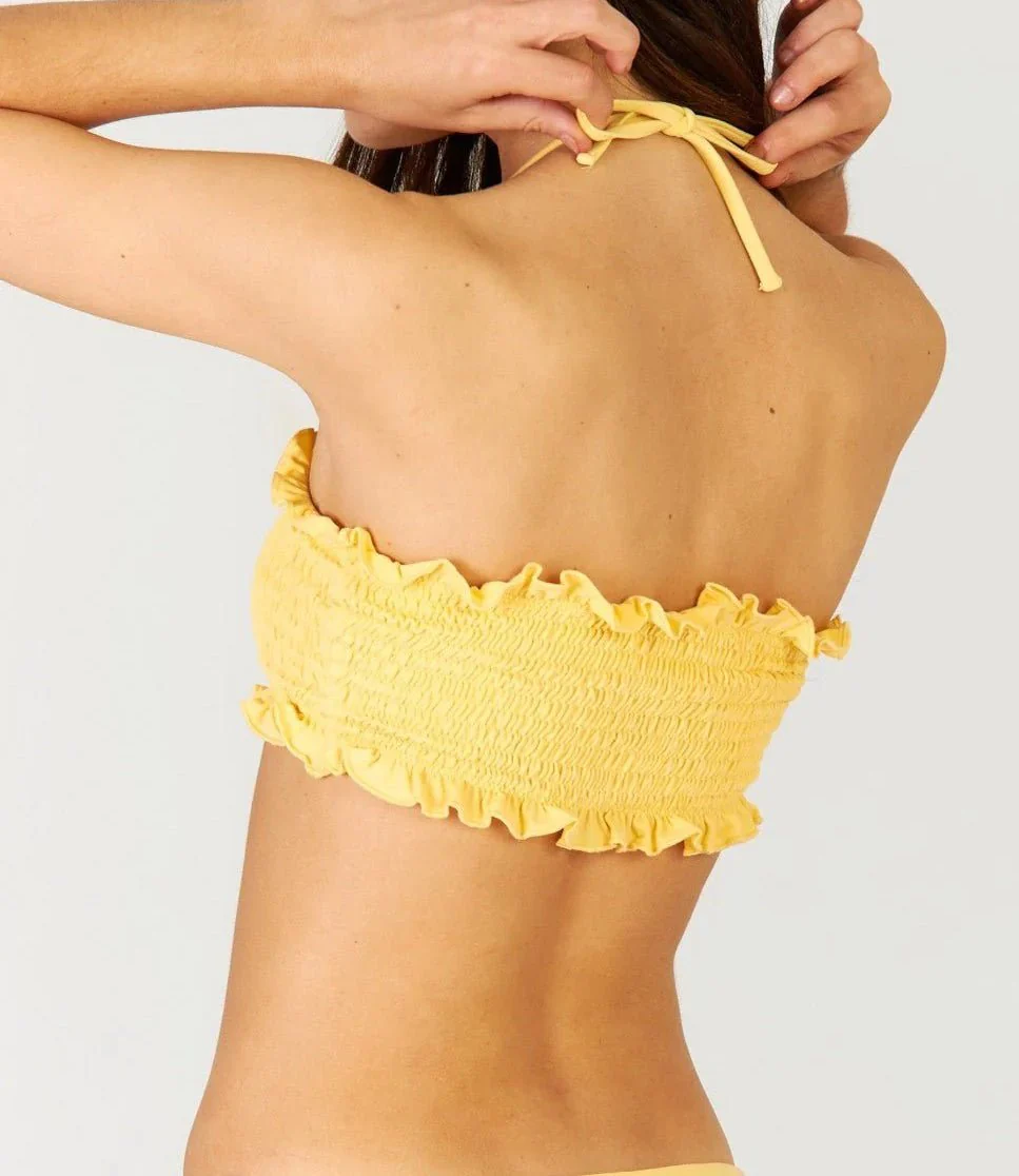 Haut De Bikini Bandeau Limoncello - Jaune - Image 4