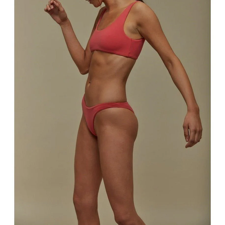 Bas De Bikini Framboise - Rouge - Image 2