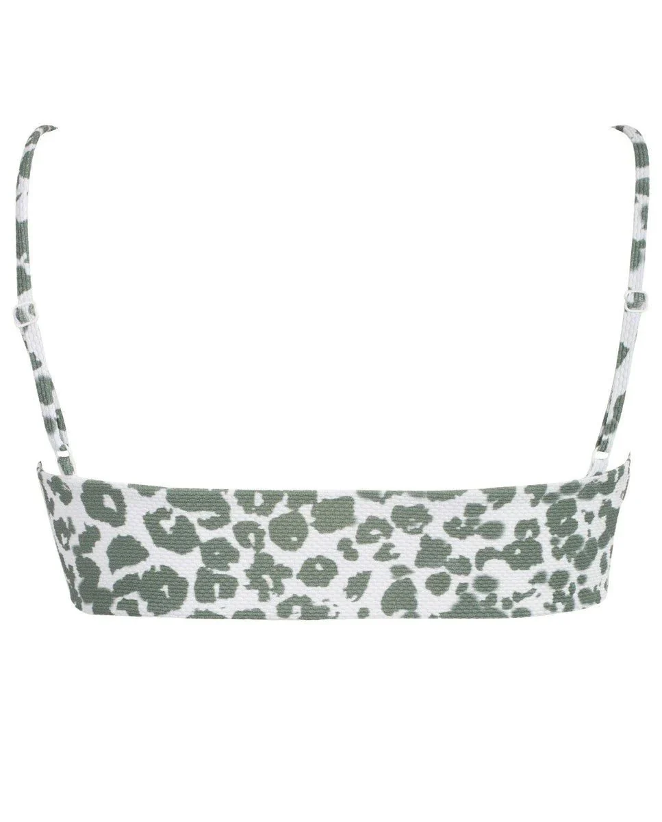 Haut De Bikini Soft Safari - Vert - Image 4