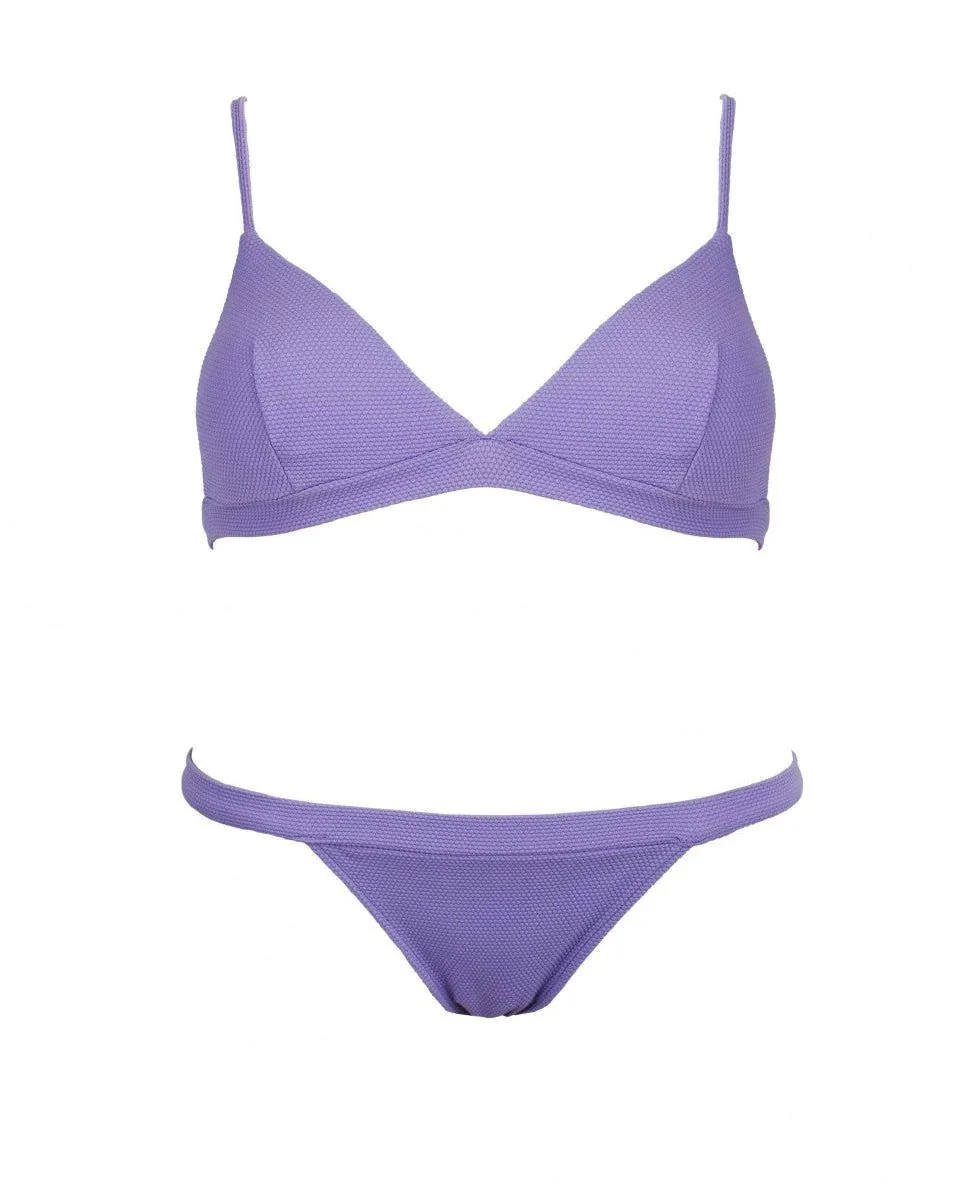 Haut De Bikini Sporty Pique Lavanda - Lila - Image 4
