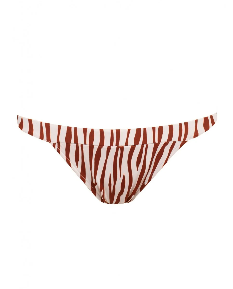 Bas De Bikini Zebra - Marron - Image 3