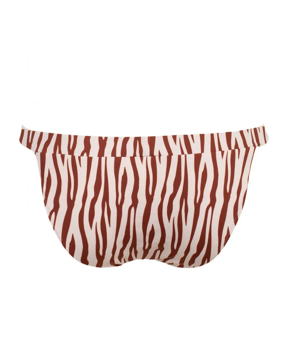 Bas De Bikini Zebra - Marron - Image 4