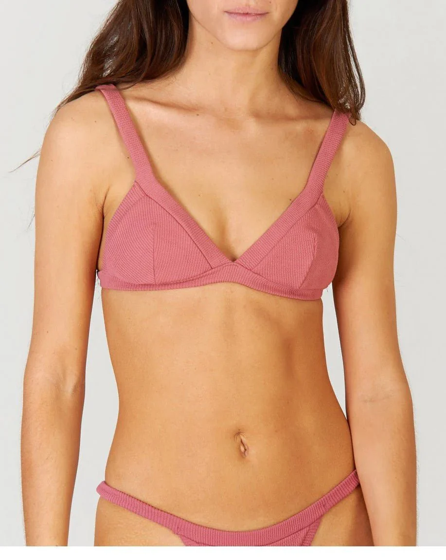 Haut De Bikini Mood Marsala - Rouge - Image 3
