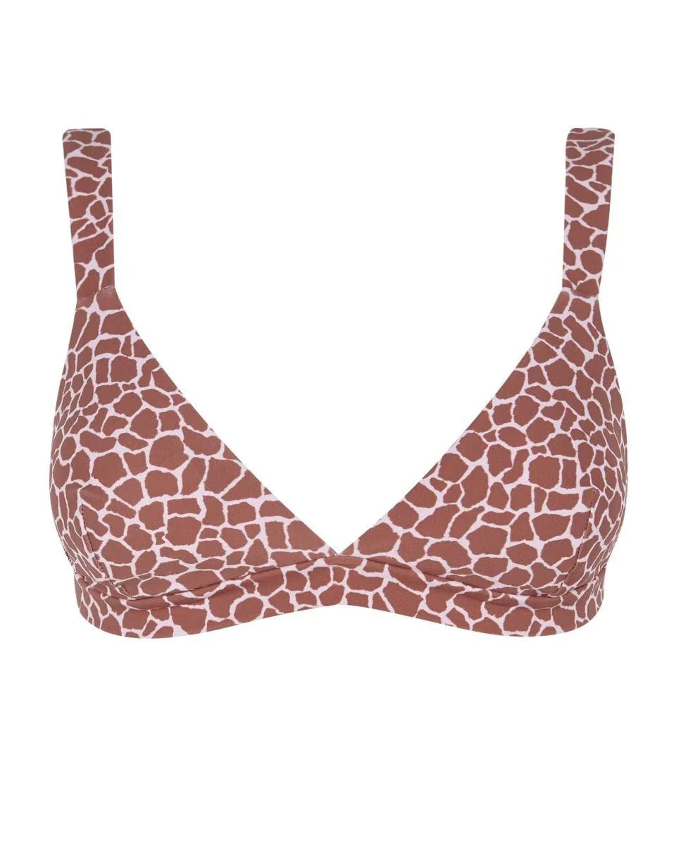 Haut De Bikini Touch Girafe - Marron - Image 3