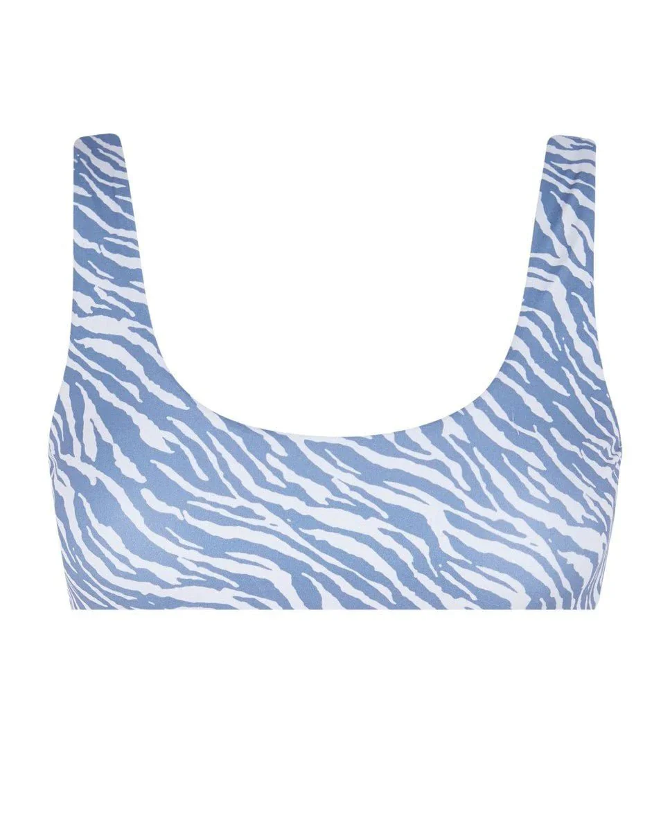 Haut De Bikini Runner Waves - Bleu - Image 3