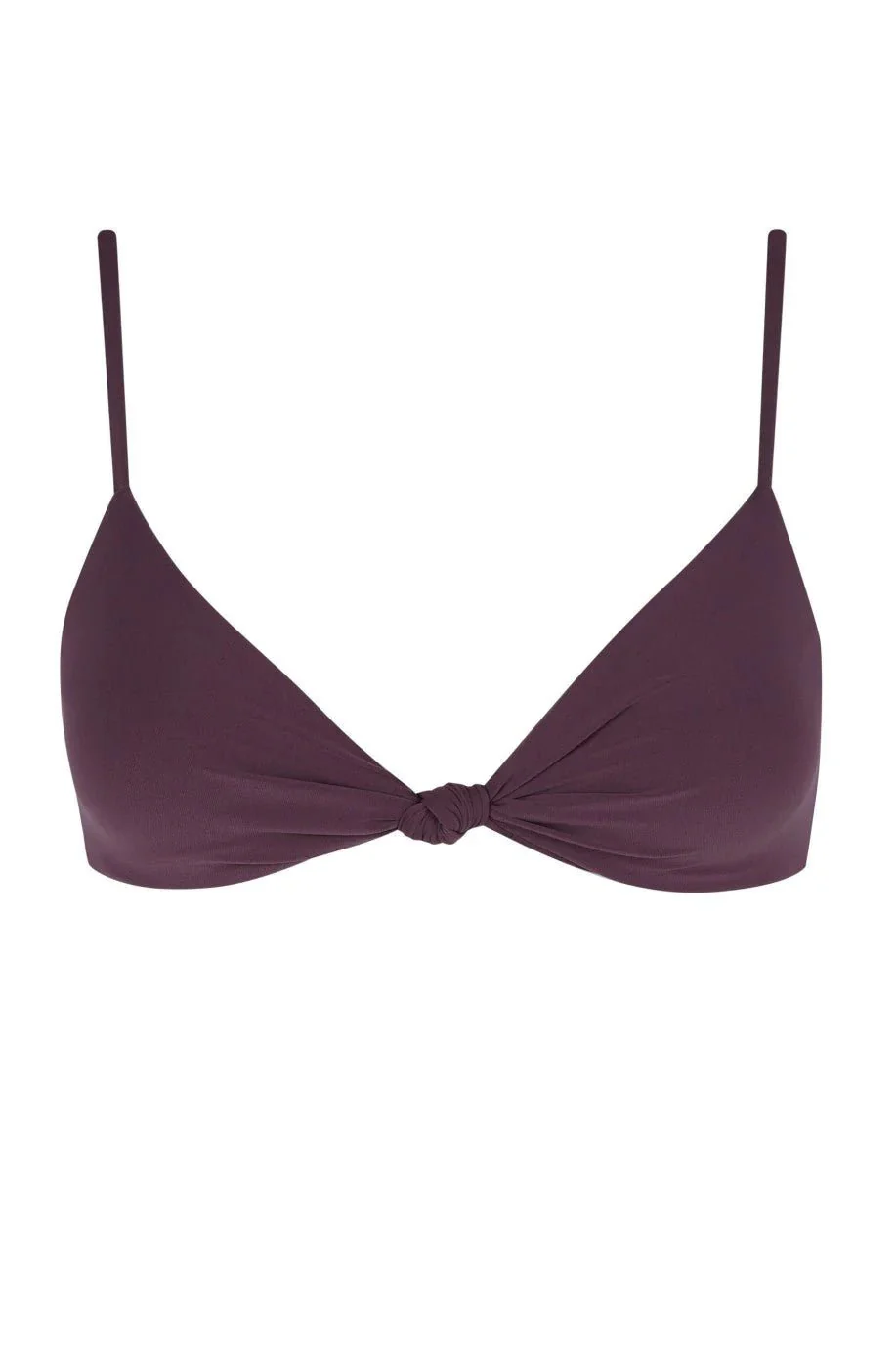 Haut De Bikini Knot Chocolate - Marron - Image 3