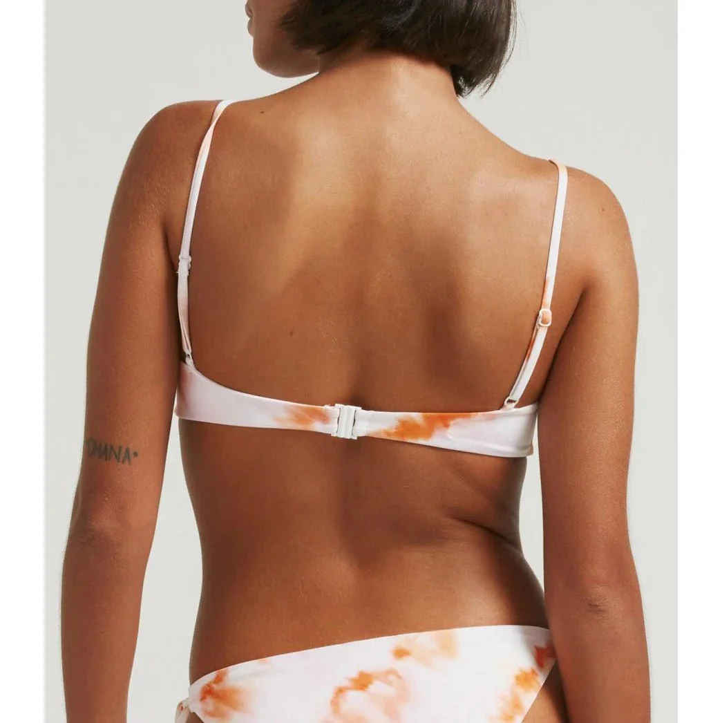 Haut De Bikini Knot Sunset - Blanc - Image 2