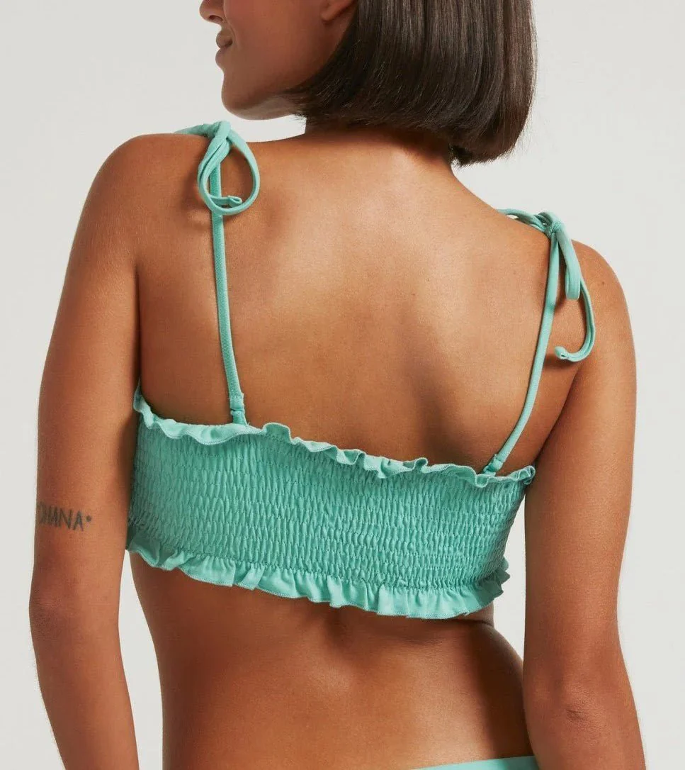 Haut De Bikini Bandeau Pool Party - Vert - Image 2
