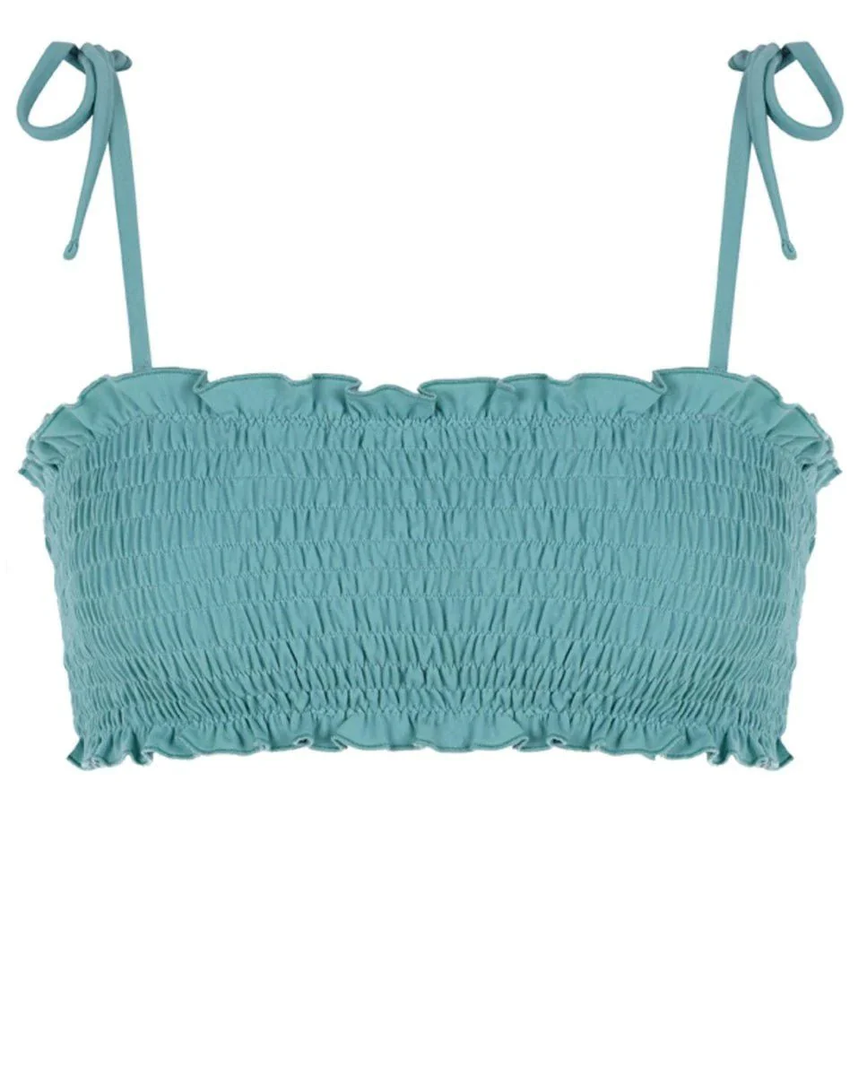 Haut De Bikini Bandeau Pool Party - Vert - Image 3