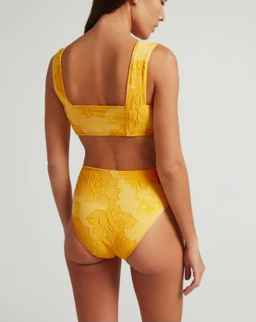 Haut De Bikini Palm Poolside - Jaune - Image 3