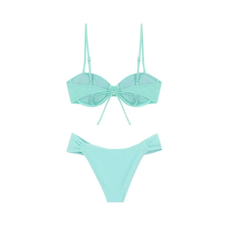 Haut Bikini Balconette Turquoise - Image 5