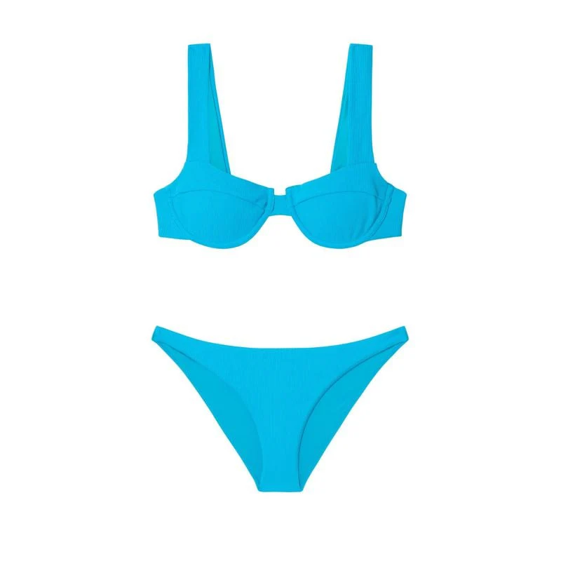 Haut Bikini Balconette Bluebird - Bleu - Image 2