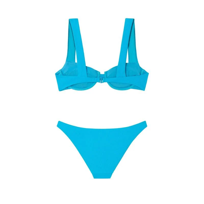 Haut Bikini Balconette Bluebird - Bleu - Image 3