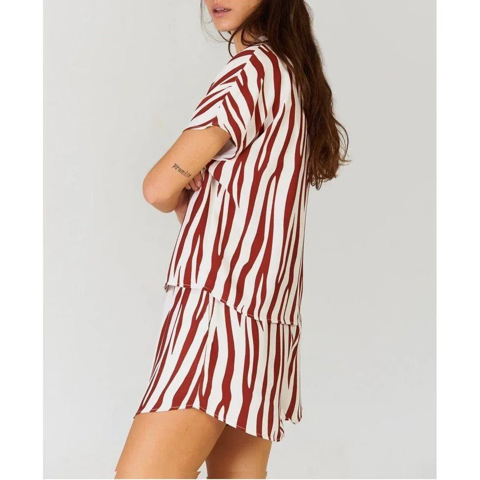 Chemise Zèbre - Marron - Image 2