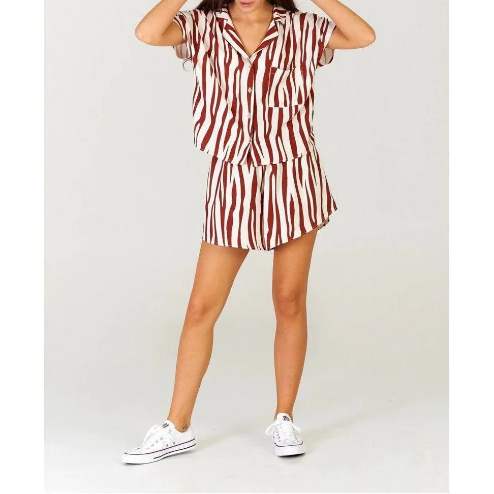 Chemise Zèbre - Marron - Image 3