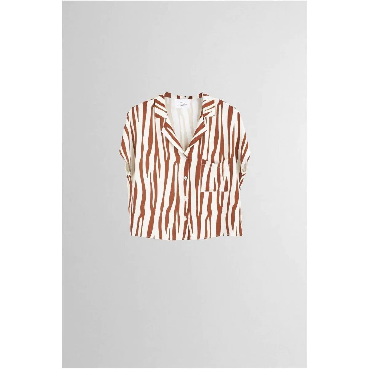 Chemise Zèbre - Marron - Image 4