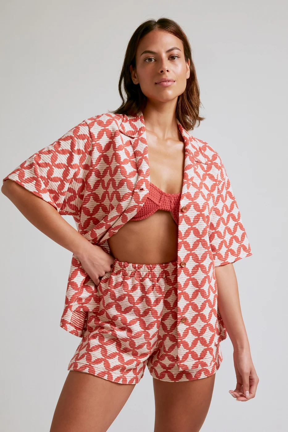 Chemise Zama Red - Rouge - Image 2