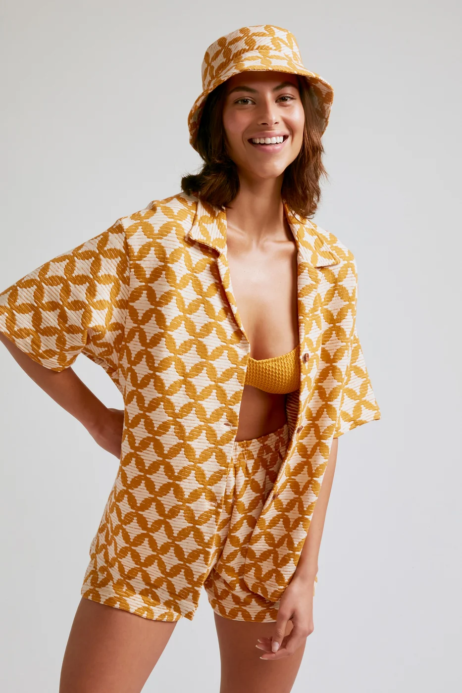 Chemise Zama Sun - Jaune - Image 5