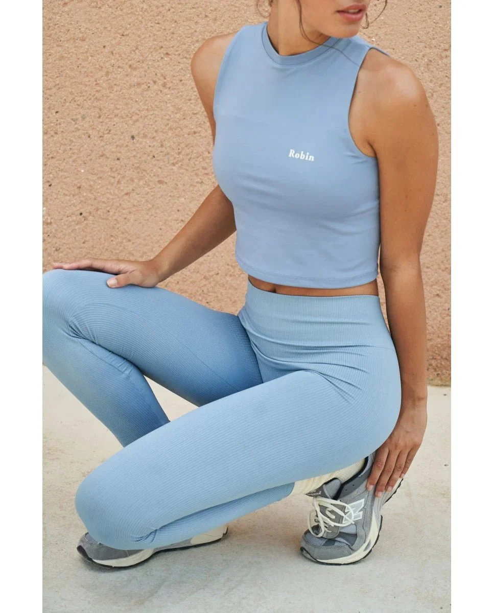 Crop Top Blue Stone - Bleu - Image 3