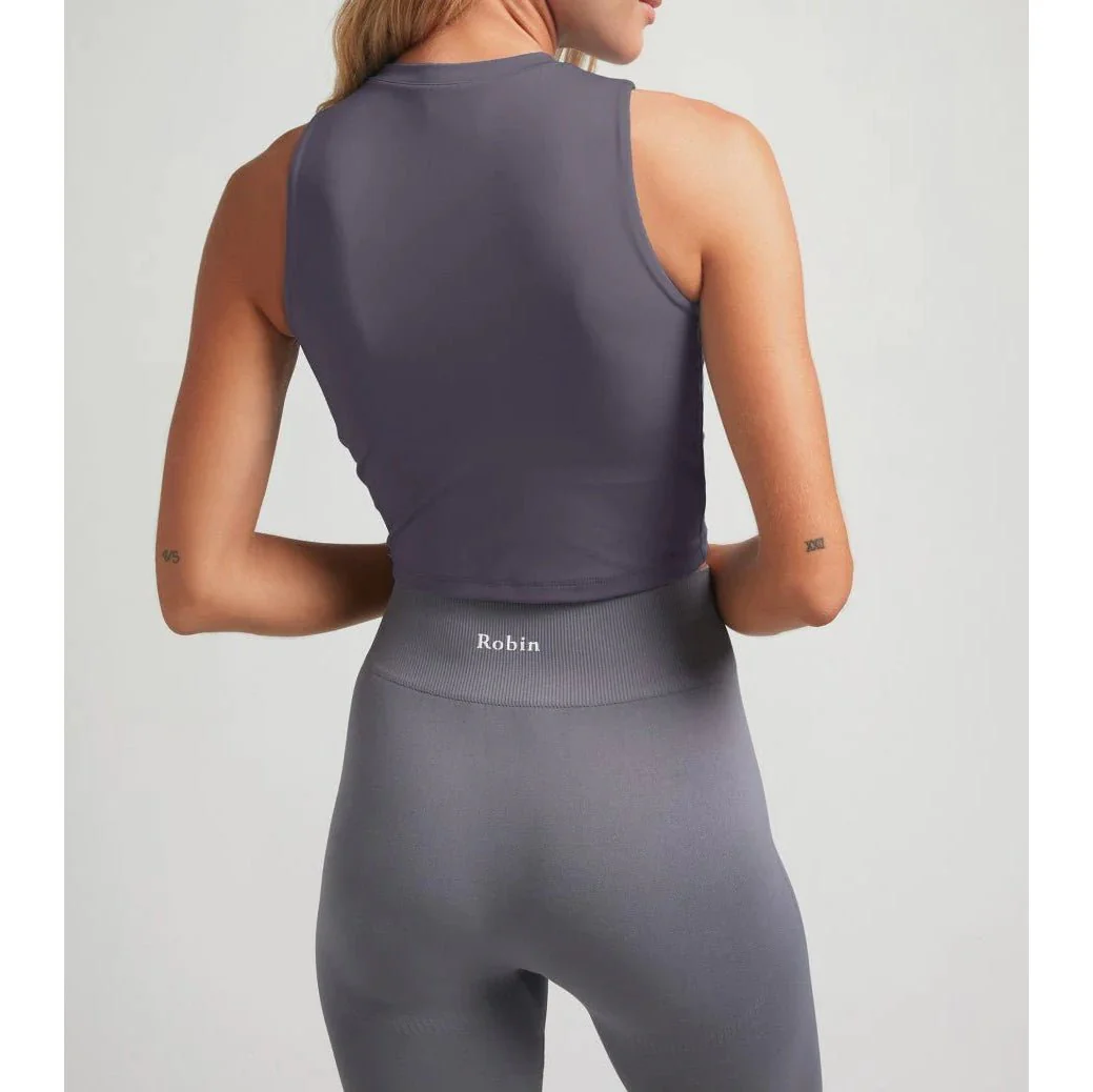 Crop Top Grey Shade - Gris - Image 2