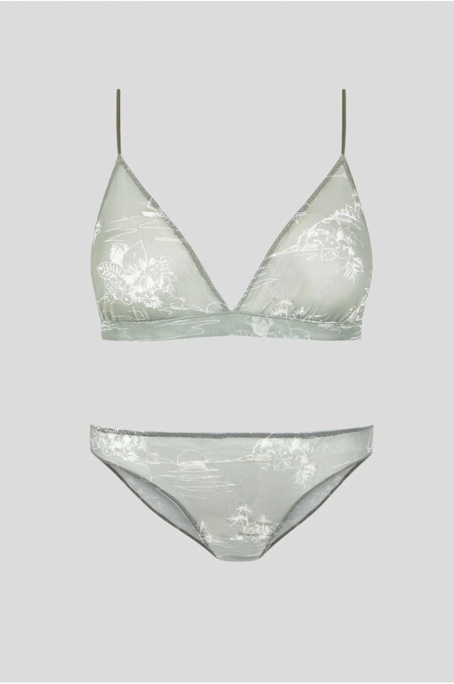 Culotte Verde Oliva - Vert - Image 4