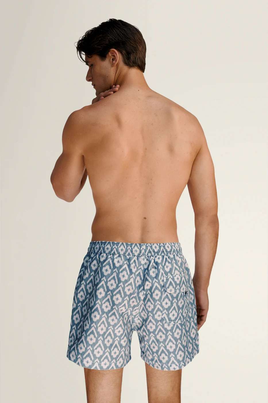 Short De Bain Ikat Blue - Bleu - Homme - Image 2