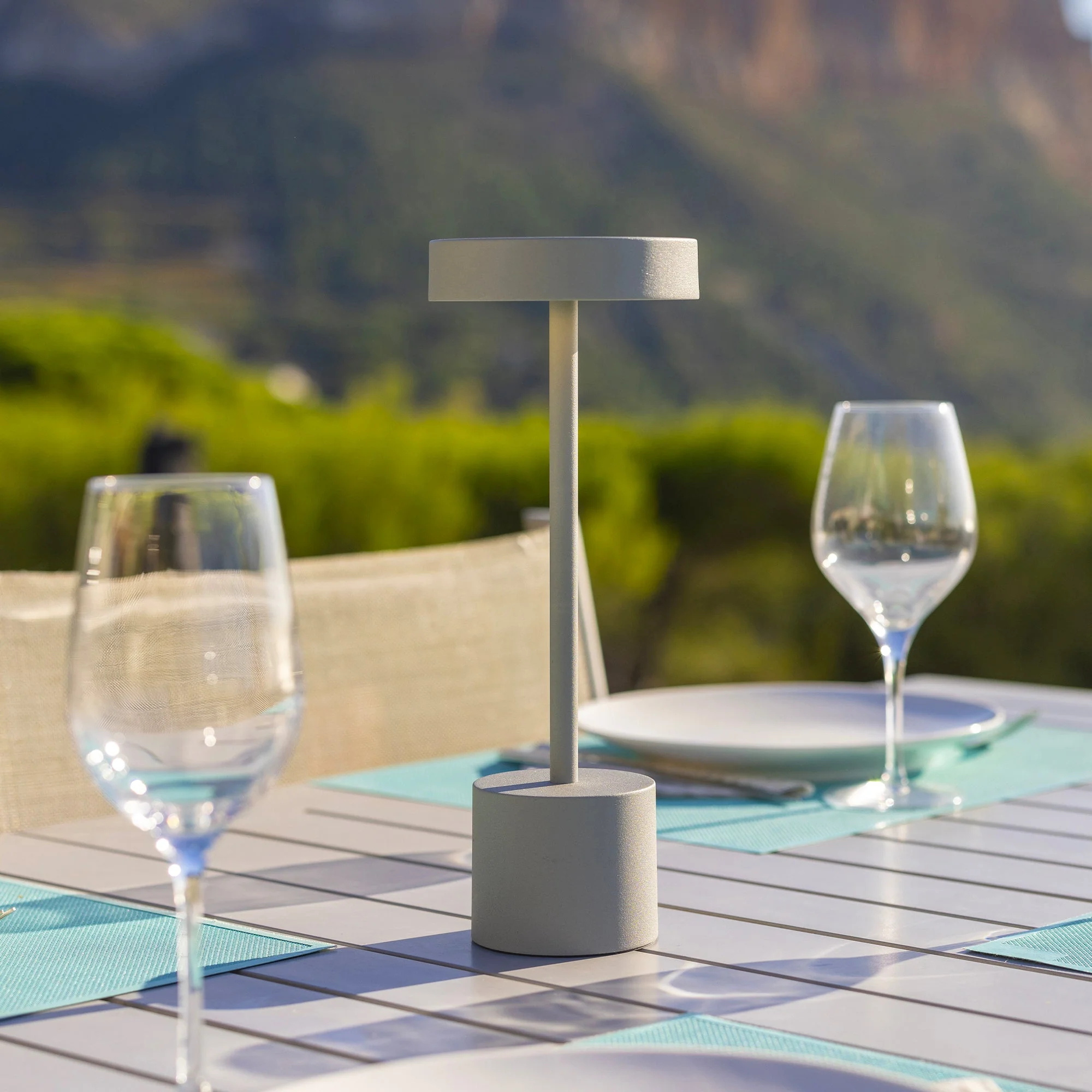 Lampe De Table Sans Fil - Roby Grey - Image 2
