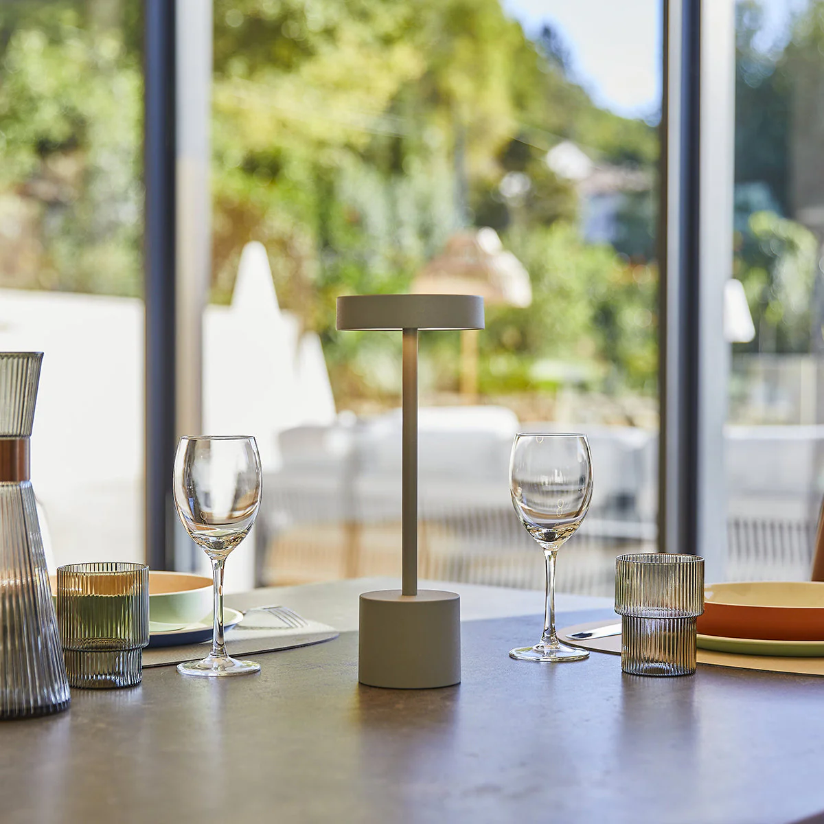 Lampe De Table Sans Fil - Roby Grey - Image 3