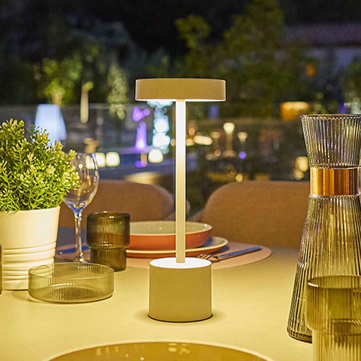 Lampe De Table Sans Fil - Roby White - Image 3