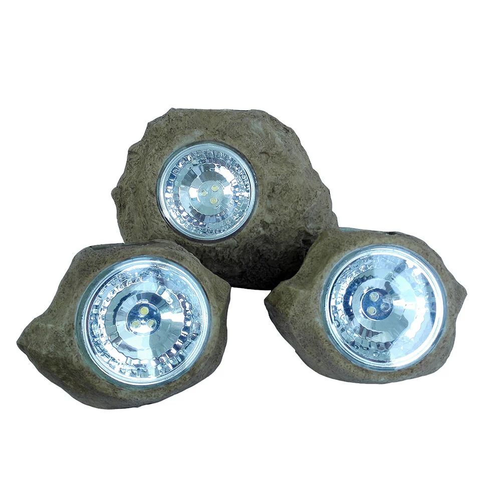 Décoration Lumineuse Solaire - 3X Rocky Brown - Image 4