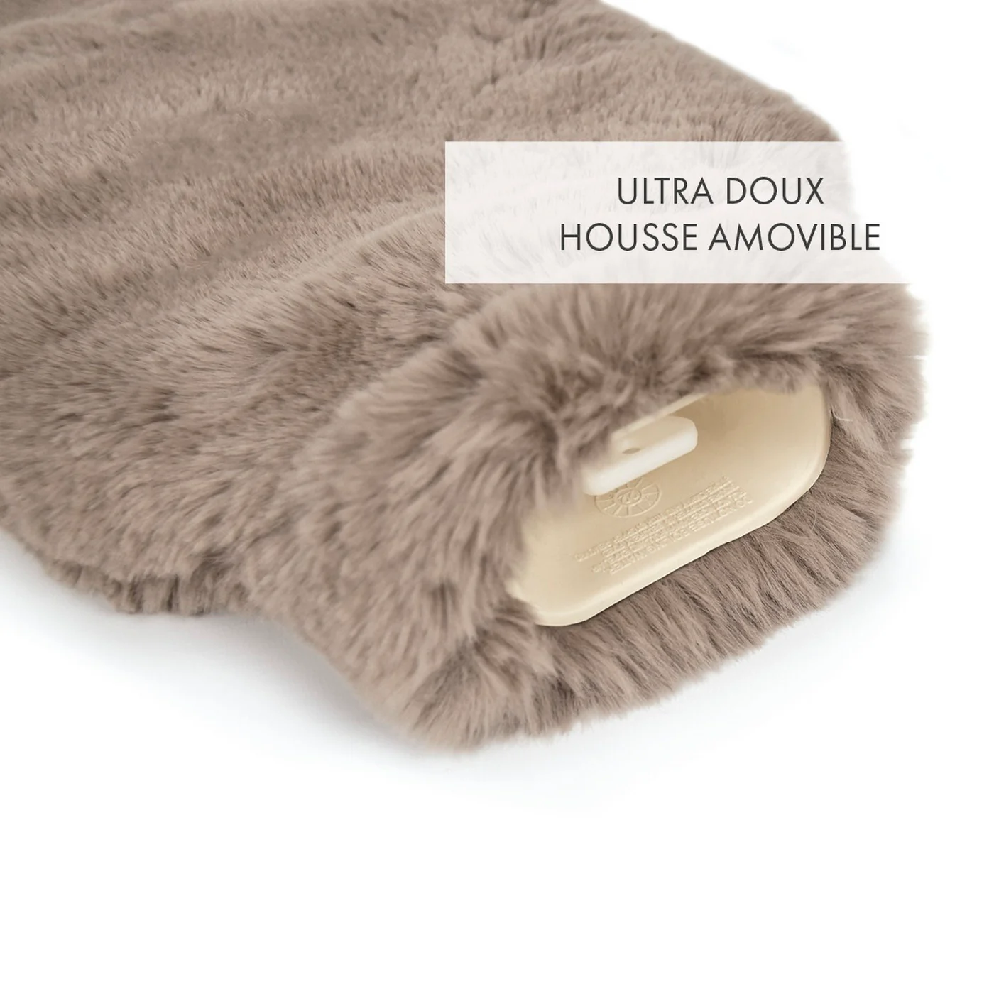 Bouillotte Avec Housse - Beige - Uni - Image 4