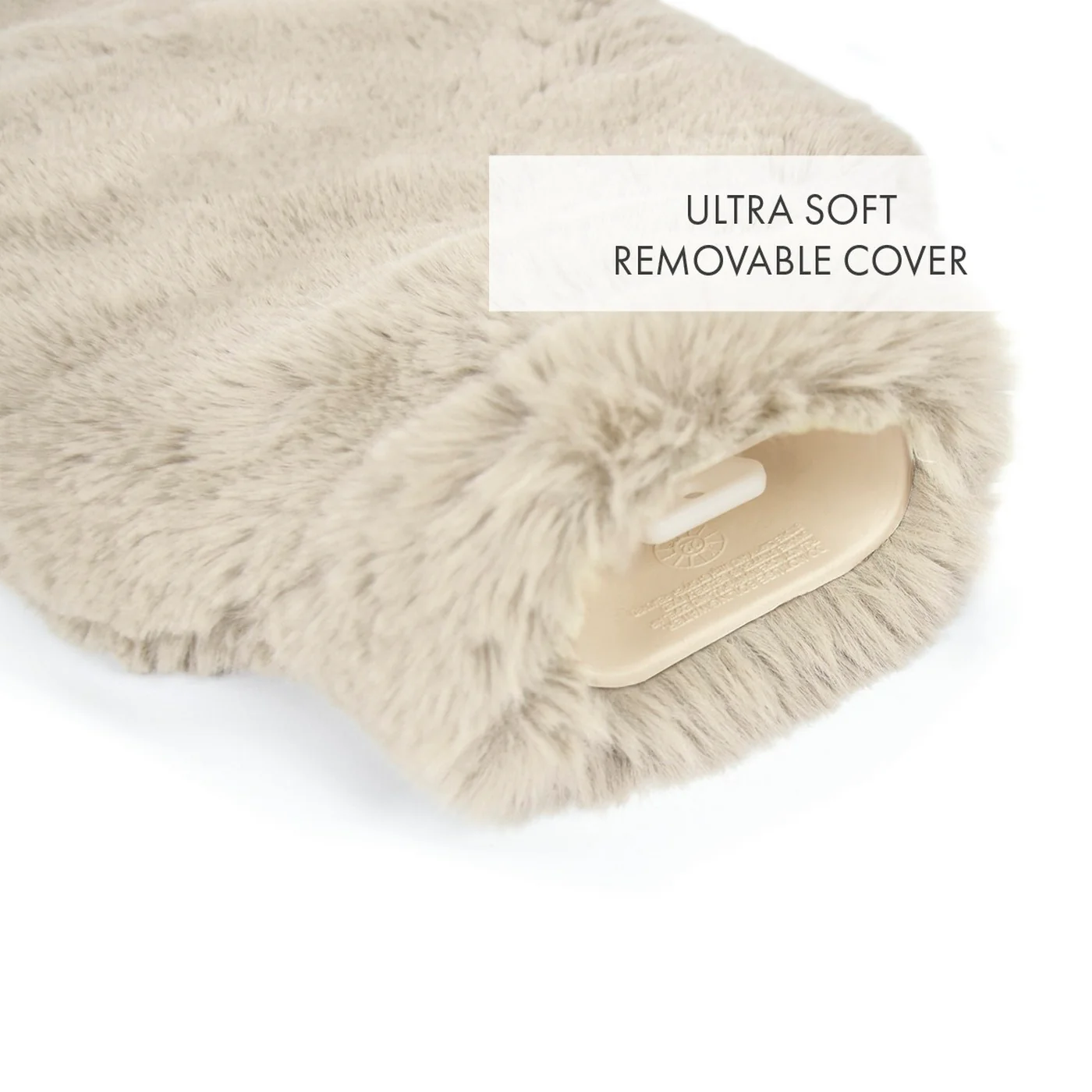Bouillotte Avec Housse - Blanc - Uni - Image 3